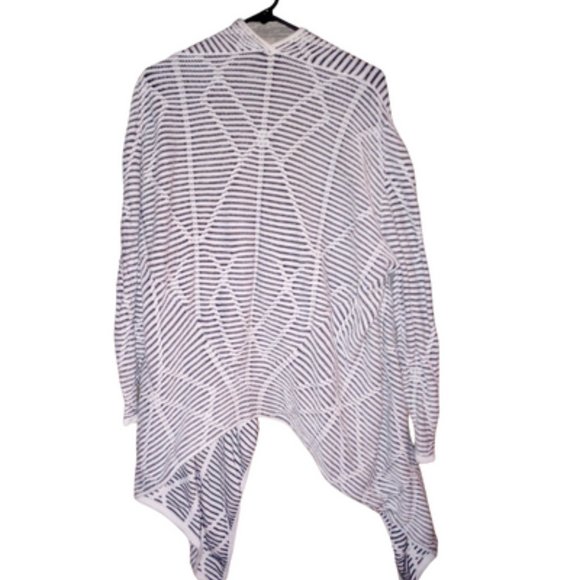 Viventy Bernd Berger open Front Striped Cardigan Size XL - Picture 3 of 3